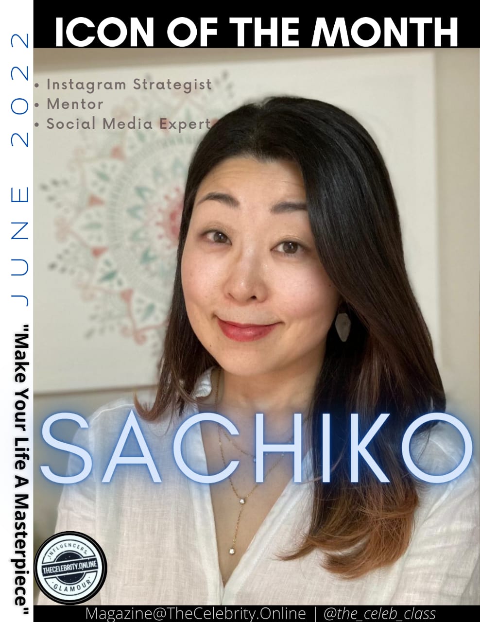 Sachiko Exclusive Interview On TheCelebrity.Online Magazine