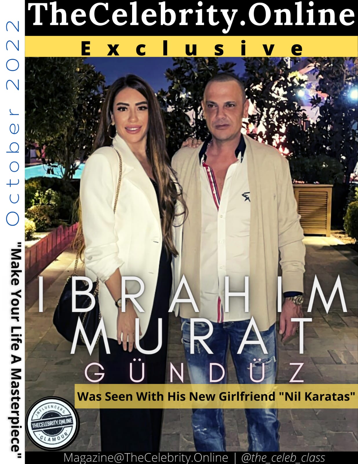 Ibrahim Murat Gündüz had a romantic dinner with famous singer Nil Karataş at Novikov Restaurant