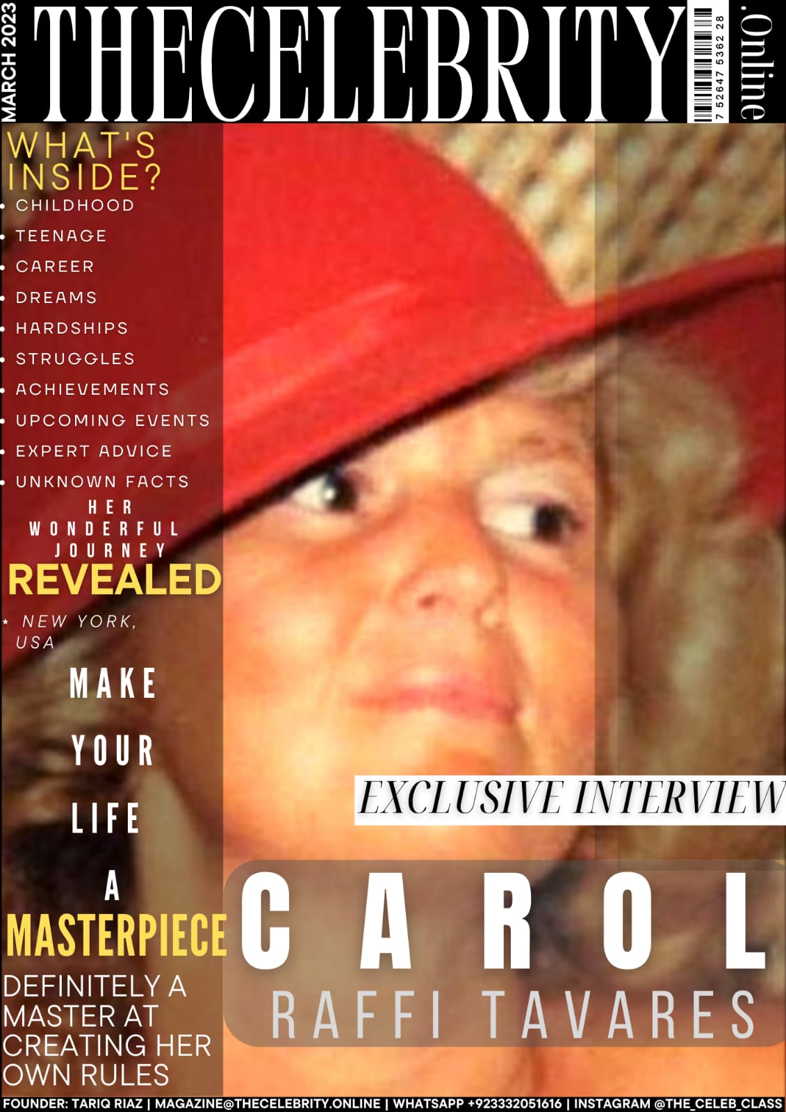 Carol Raffi Tavares LidoAlbiza Exclusive Interview – ‘Whatever you do in your life, enjoy doing it as best you can’