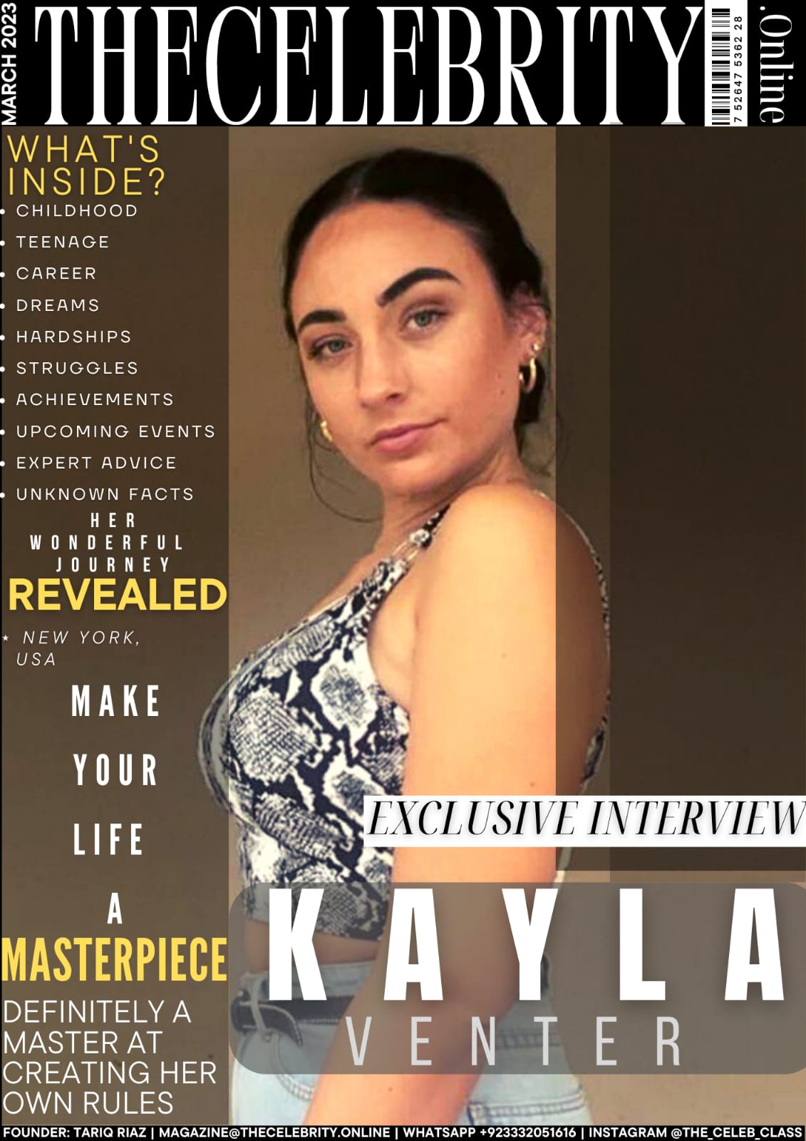 Kayla Venter Exclusive Interview – ‘Dreams remain dreams until you take action’