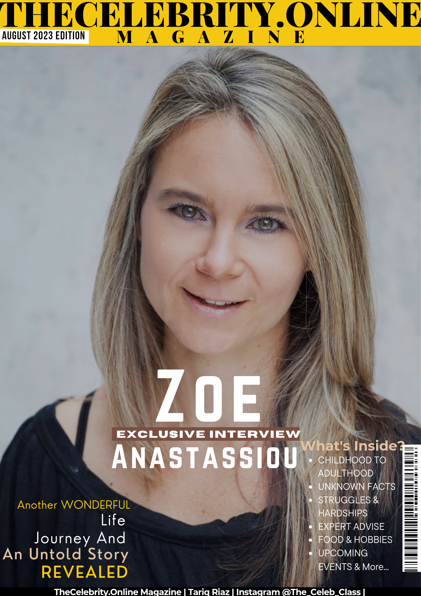 Zoe Anastassiou Exclusive Interview – ‘The Only Way Is Up, Don’t Stop Believing’