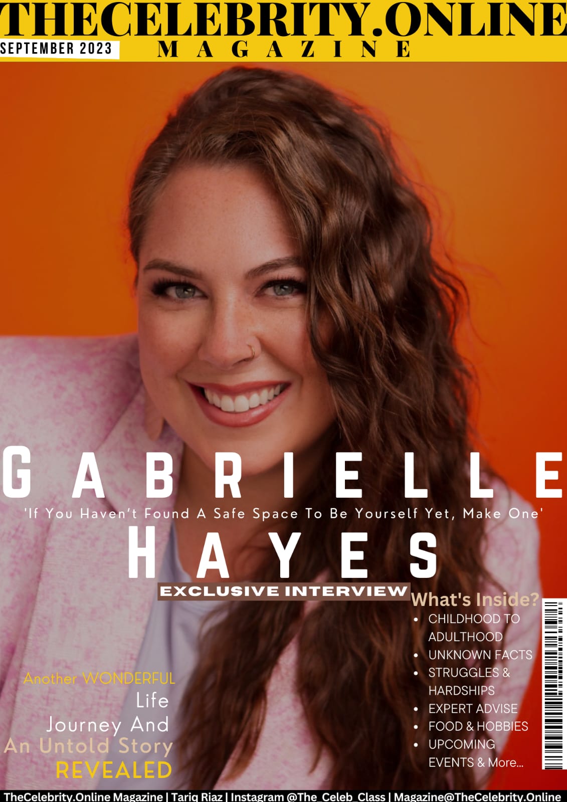 Gabrielle Hayes Exclusive Interview – ‘If You Haven’t Found A Safe Space To Be Yourself Yet, Make One’