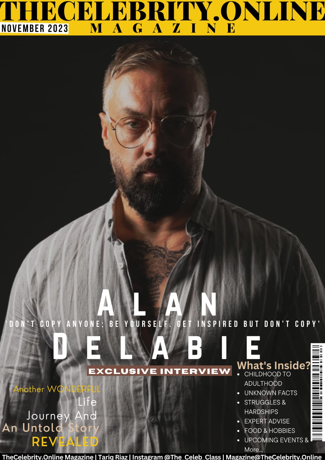 Actor Alan Delabie Exclusive Interview – ‘Don’t Copy Anyone; Be Yourself. Get Inspired But Don’t Copy’