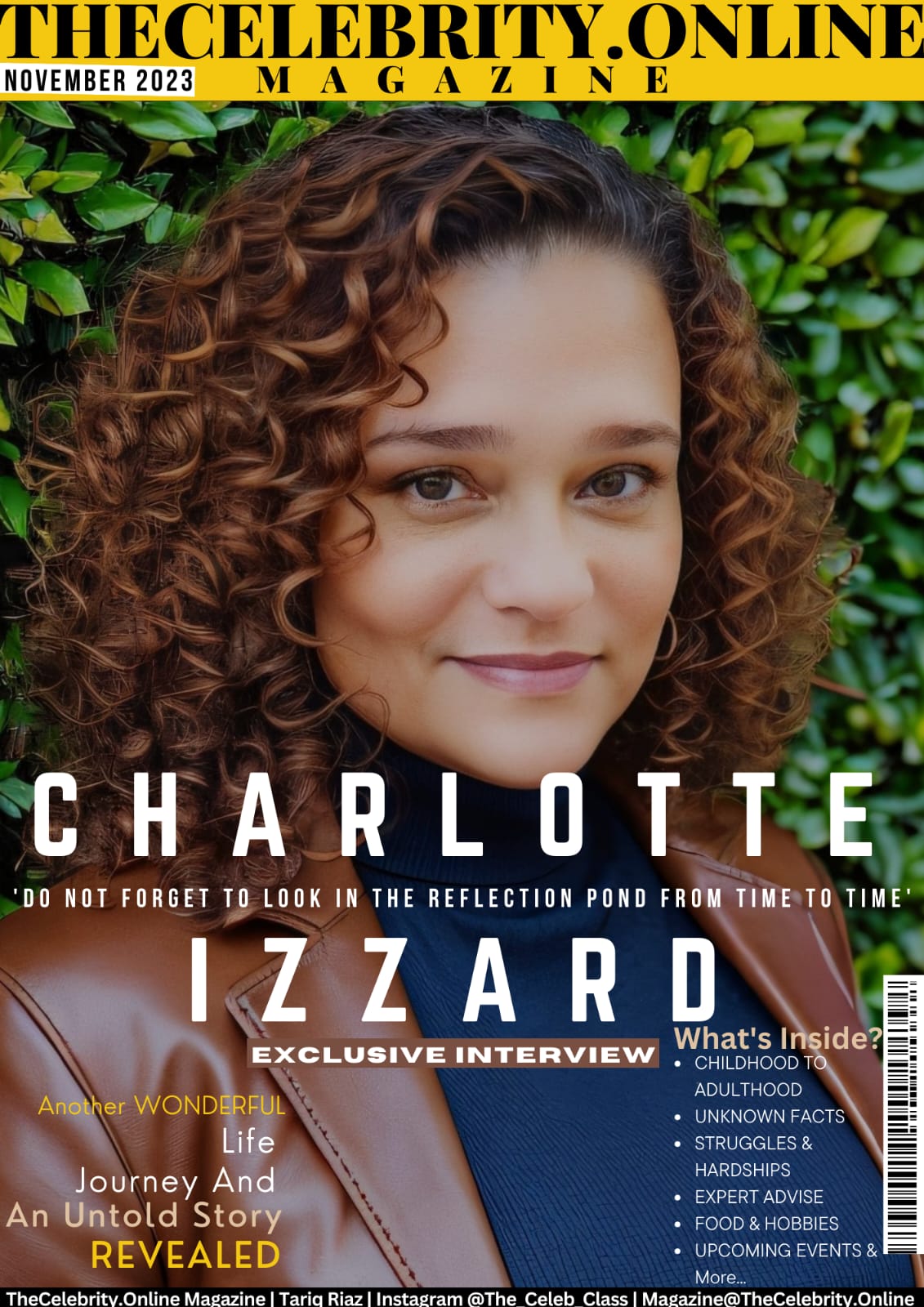 Charlotte Izzard Exclusive Interview – ‘Do Not Forget To Look In The Reflection Pond From Time To Time’