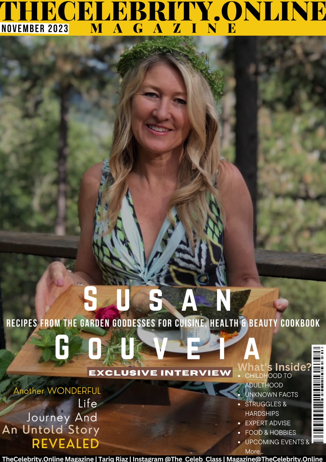 Susan Gouveia: Recipes from the Garden Goddesses for Cuisine, Health & Beauty Cookbook – Exclusive Interview