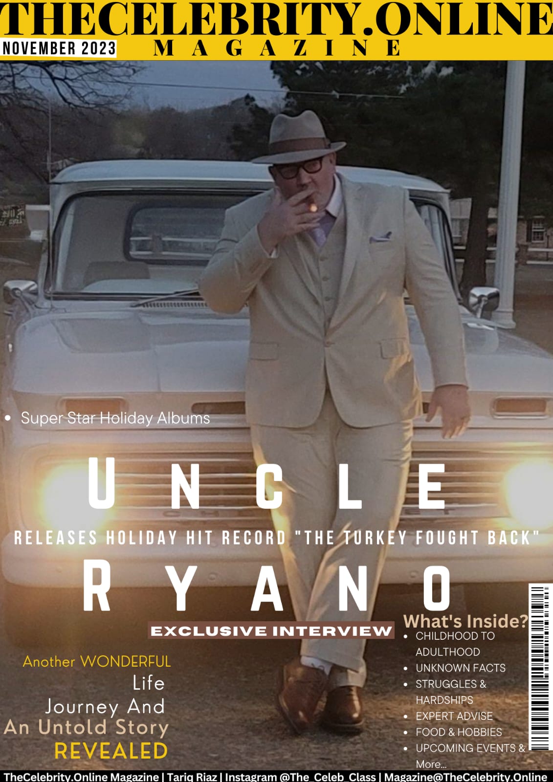 Uncle Ryano Releases Holiday Hit Record “The Turkey Fought Back” – Exclusive Interview